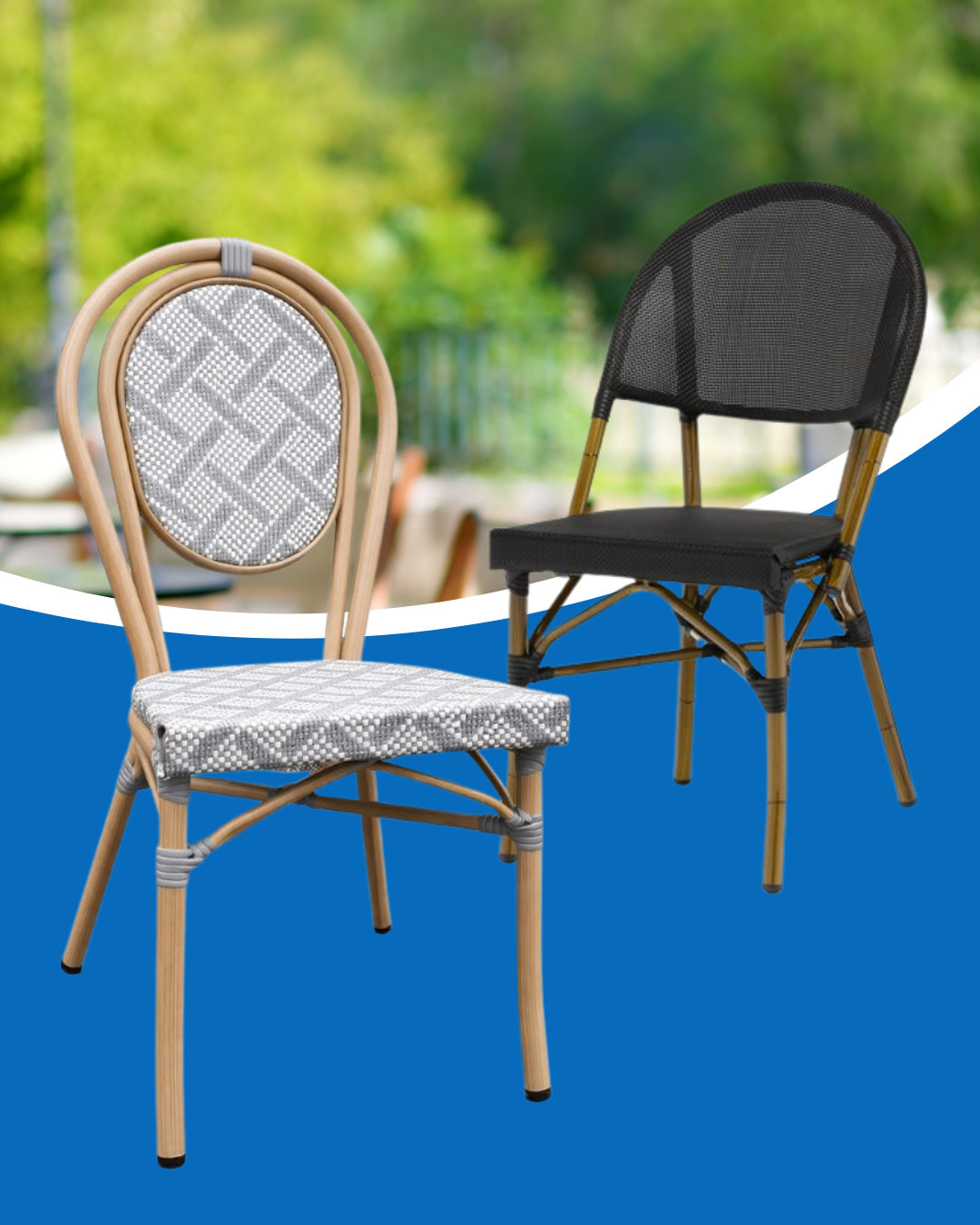 Stolar för alla uteserveringar