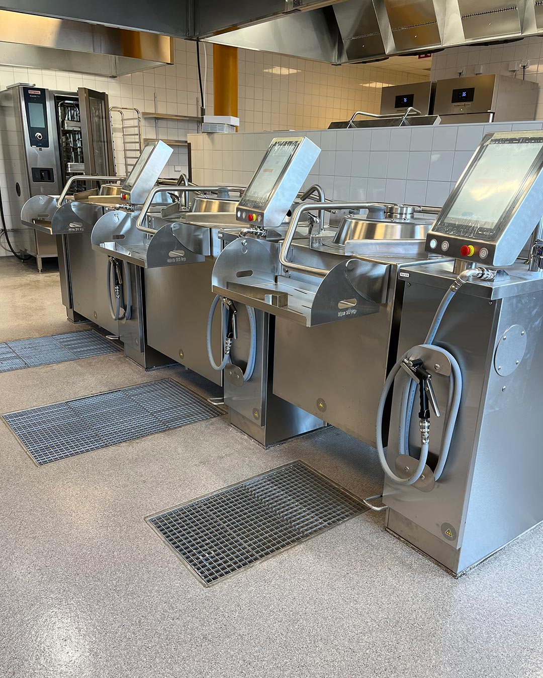 Färdig installation av storkök